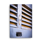 Old Wooden Shutter Door Whitaker St Savannah GA Canvas Wall Art Prints