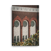 Windows of SCAD Student Center Savannah GA Canvas Wall Art Prints