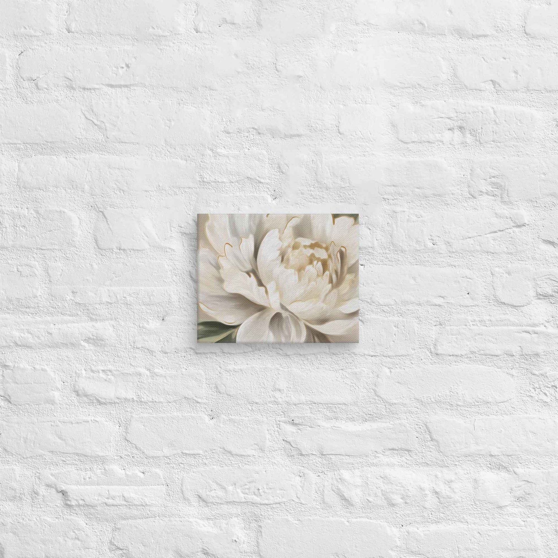 A Whisper of Spring Digital Artwork Peonies Painting Floral Canvas Wall Art Print