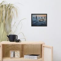 Driftwood And Sandbars Landscape Framed Photo Paper Wall Art Prints