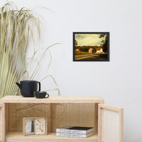 Greenbank Mill Summer Colorized Rural Framed Photo Paper Wall Art Prints