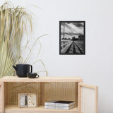 Follow the Lines Rural Landscape Framed Photo Paper Wall Art Prints