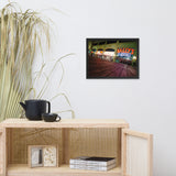 Low On The Boards Urban Landscape Photo Framed Wall Art Print
