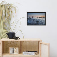 Low Tide At Battery Coastal Landscape Framed Photo Paper Wall Art Prints