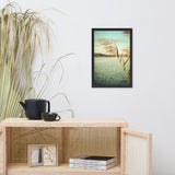 Golden Dreams Botanical Nature Photo Framed Wall Art Print