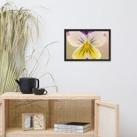 Oh Violet Floral Nature Photo Framed Wall Art Print