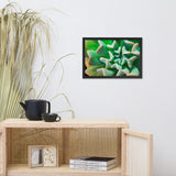 Succulent Botanical Nature Photo Framed Wall Art Print