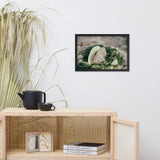 Seaweed and Shells Coastal Nature Photo Framed Wall Art Print