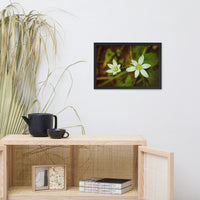 Wild Beauty Floral Nature Photo Framed Wall Art Print