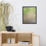 Early Morning Fog on the River Landscape Framed Photo Paper Wall Art Prints