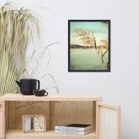 Golden Dreams Botanical Nature Photo Framed Wall Art Print