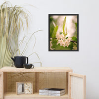 Floral Tranquility Flower Nature Photo Framed Wall Art Print