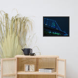 Ben Franklin Bridge Urban Landscape Photo Framed Wall Art Print