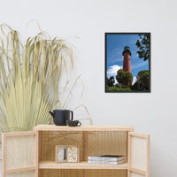 Jupiter Lighthouse 2 Color Framed Photo Paper Wall Art Prints