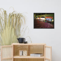 Low On The Boards Urban Landscape Photo Framed Wall Art Print