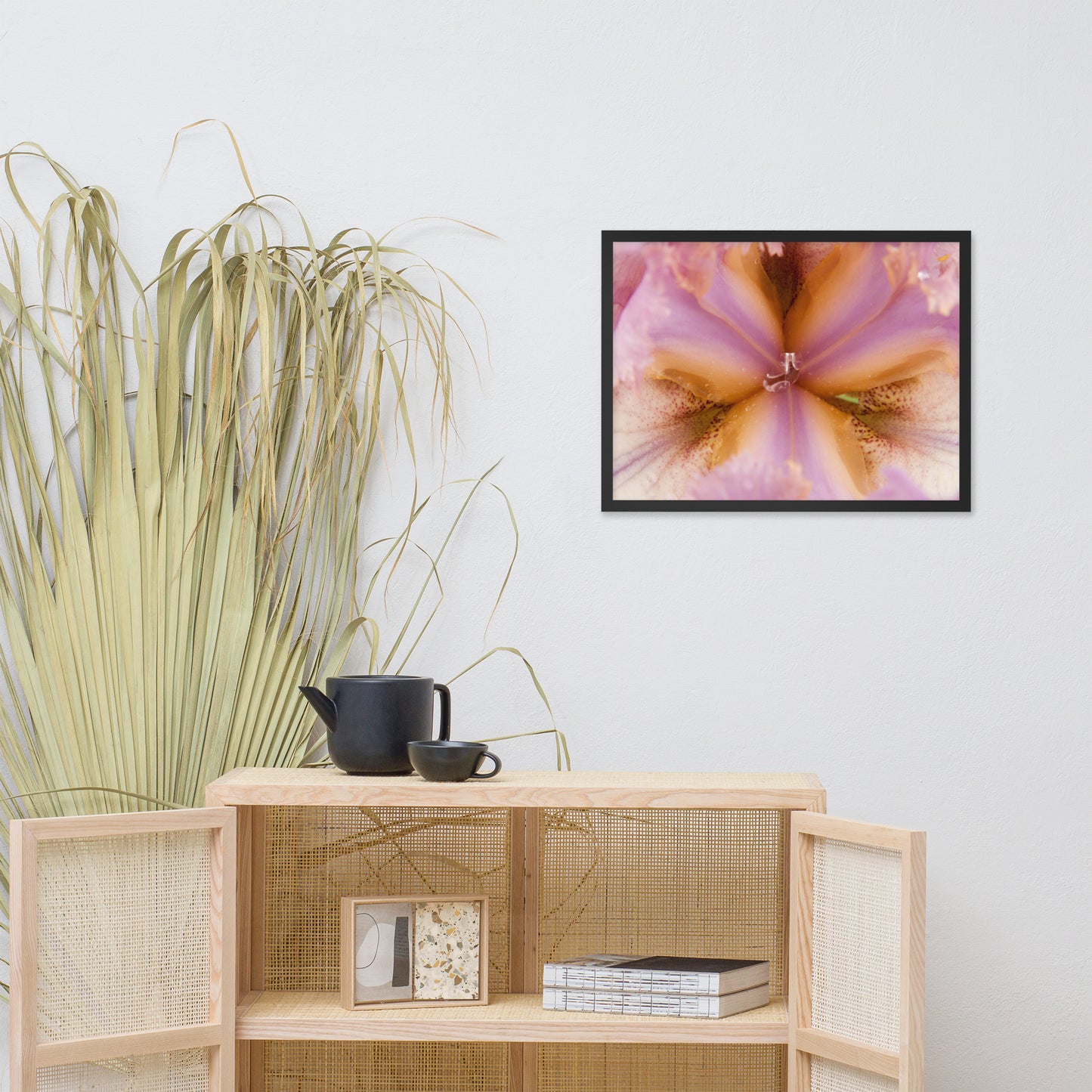 Symmetry of Nature Floral Nature Photo Framed Wall Art Print