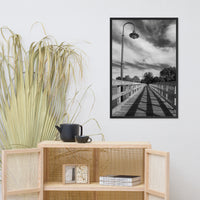Follow the Lines Rural Landscape Framed Photo Paper Wall Art Prints
