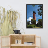 Jupiter Lighthouse 2 Color Framed Photo Paper Wall Art Prints