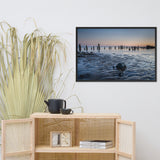 Low Tide At Battery Coastal Landscape Framed Photo Paper Wall Art Prints