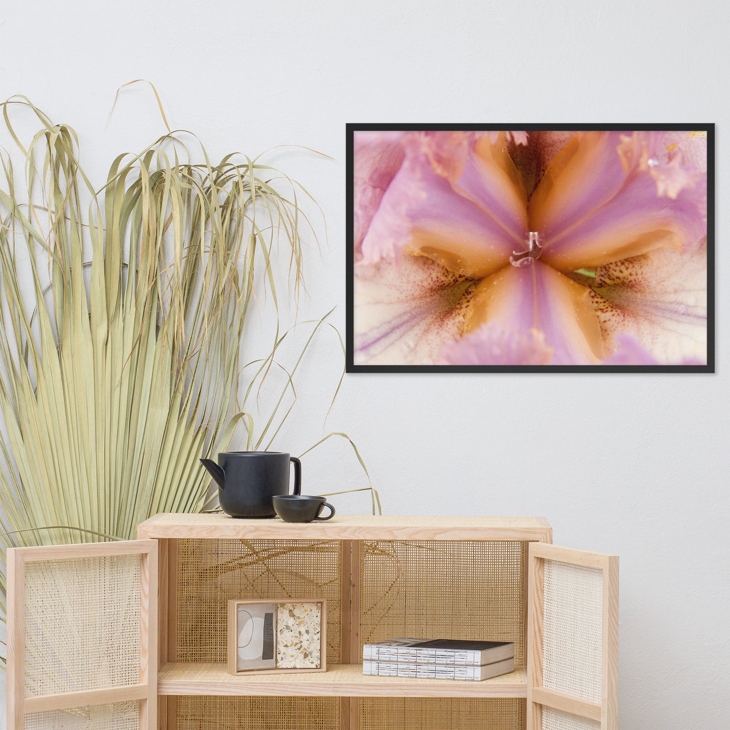 Symmetry of Nature Floral Nature Photo Framed Wall Art Print