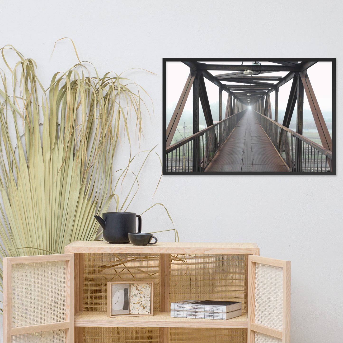 Vanishing Point Architectural Photograph Framed Wall Art Print