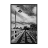 Follow the Lines Rural Landscape Framed Photo Paper Wall Art Prints
