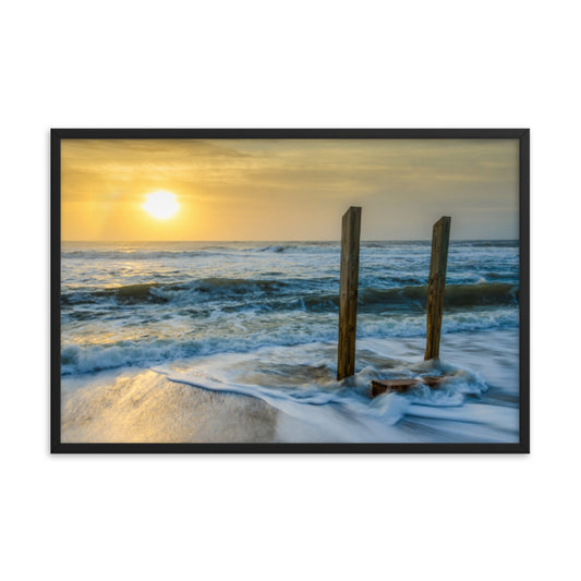 Kissed by the Sea Coastal Landscape Framed Photo Paper Wall Art Prints