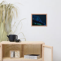 Ben Franklin Bridge Urban Landscape Photo Framed Wall Art Print
