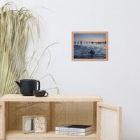 Low Tide At Battery Coastal Landscape Framed Photo Paper Wall Art Prints