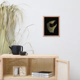 States of Erosion Image 5 Whelk Shell Coastal Nature Photo Framed Wall Art Print