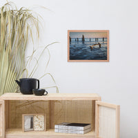 Driftwood And Sandbars Landscape Framed Photo Paper Wall Art Prints