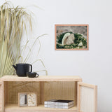 Seaweed and Shells Coastal Nature Photo Framed Wall Art Print