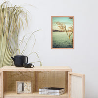 Golden Dreams Botanical Nature Photo Framed Wall Art Print