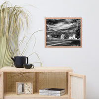 Greenbank Mill Summer in Black and White Framed Photo Paper Wall Art Prints