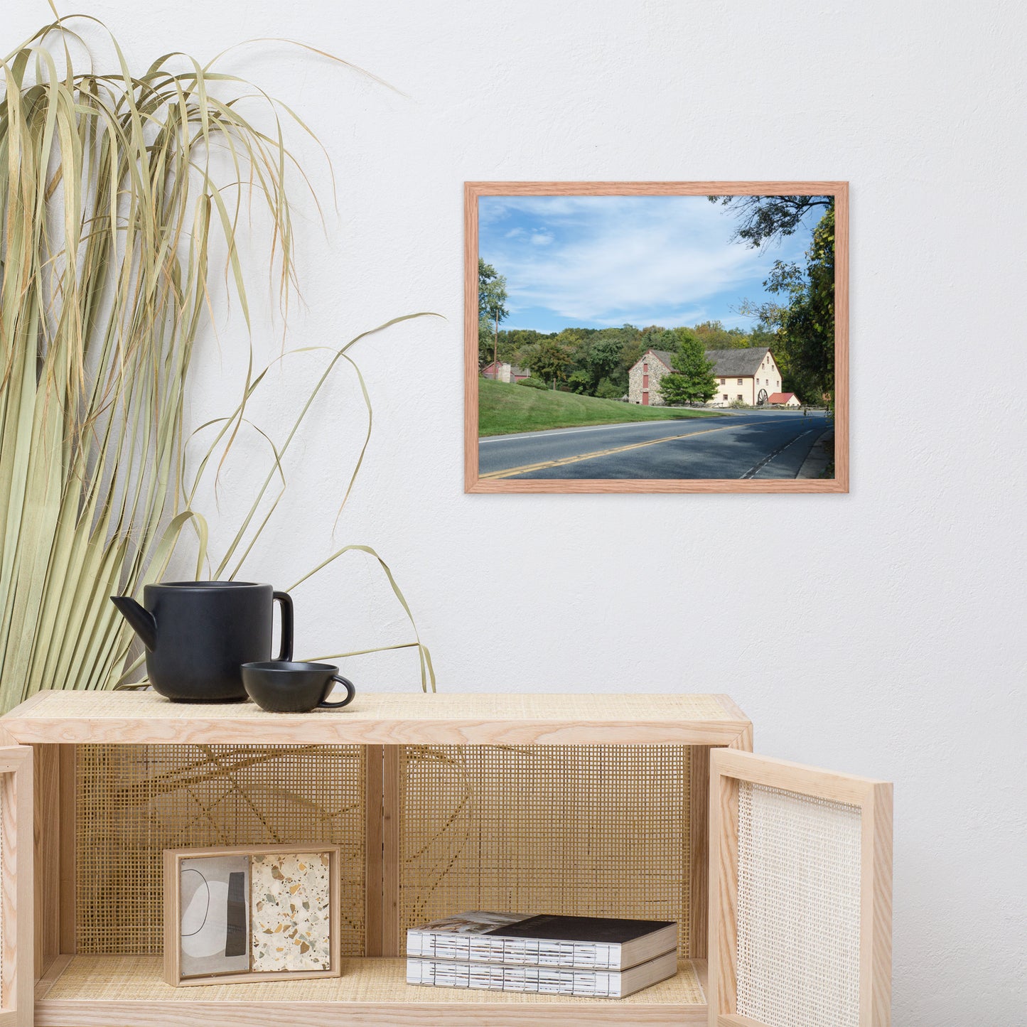 Greenbank Mill Summer Rural Landscape Framed Photo Paper Wall Art Prints