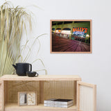 Low On The Boards Urban Landscape Photo Framed Wall Art Print