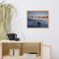 Low Tide At Battery Coastal Landscape Framed Photo Paper Wall Art Prints