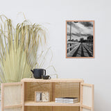 Follow the Lines Rural Landscape Framed Photo Paper Wall Art Prints