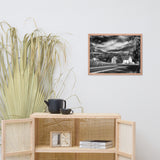 Greenbank Mill Summer in Black and White Framed Photo Paper Wall Art Prints
