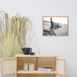 High Key Dunes Coastal Landscape Framed Photo Paper Wall Art Prints