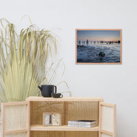 Low Tide At Battery Coastal Landscape Framed Photo Paper Wall Art Prints