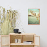 Golden Dreams Botanical Nature Photo Framed Wall Art Print