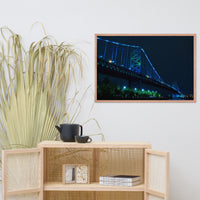 Ben Franklin Bridge Urban Landscape Photo Framed Wall Art Print