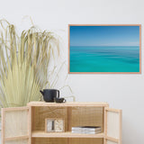 Colors of The Tropical Sea Abstract Coastal Landscape Photo Framed Wall Art Print