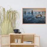Driftwood And Sandbars Landscape Framed Photo Paper Wall Art Prints