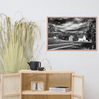 Greenbank Mill Summer in Black and White Framed Photo Paper Wall Art Prints