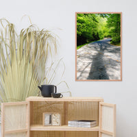 Summer Shadows Botanical Nature Photo Framed Wall Art Print