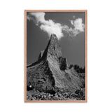 Chimney Bluff Black and White Landscape Framed Photo Paper Wall Art Prints