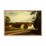 Greenbank Mill Summer Colorized Rural Framed Photo Paper Wall Art Prints