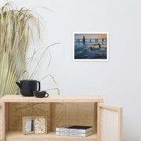 Driftwood And Sandbars Landscape Framed Photo Paper Wall Art Prints